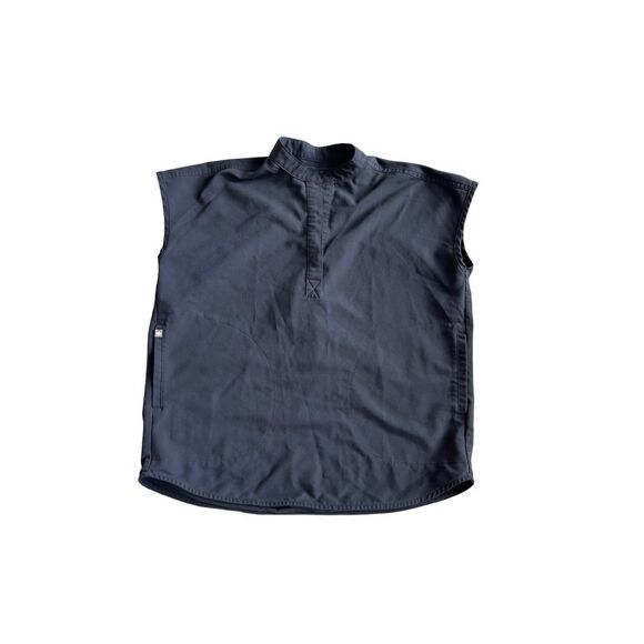 Figs xxs navy blue sleeveless Rafaela technical collection scrub top - Picture 1 of 5